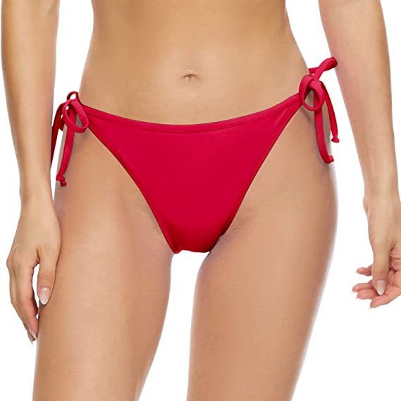 Aerie Swimsuits | Shine Rib Cheekiest Tie Bikini Bottom  –  Womens Aerie Swimsuits Aerie Swimsuits