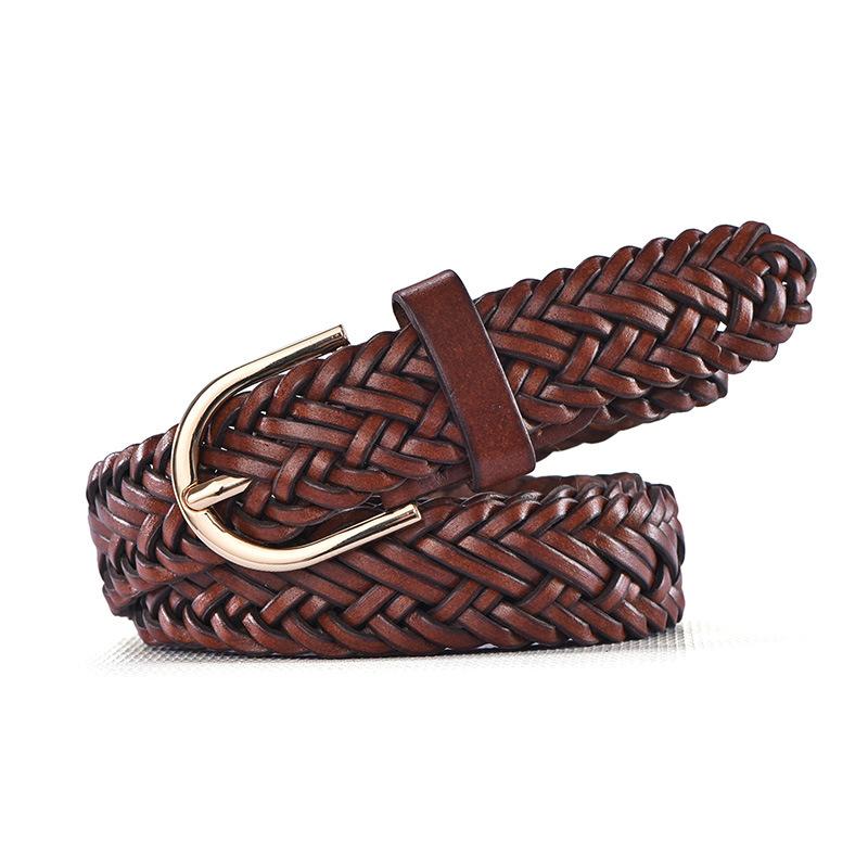 Belts | Braided Leather Belt  –  Mens Accessories Belts