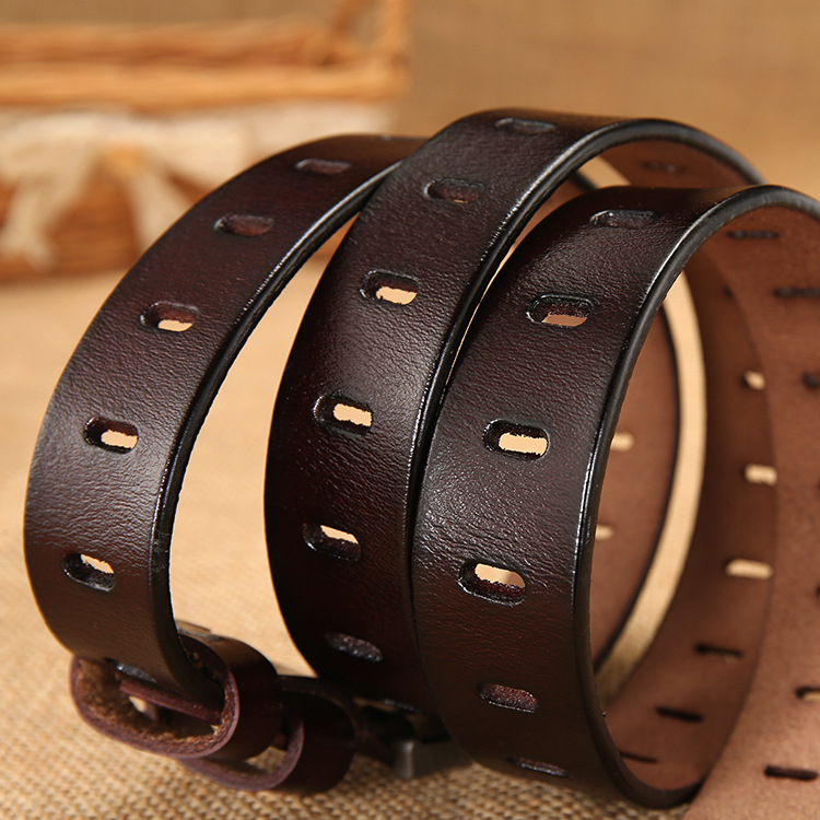 Belts | Double-Prong Leather Belt  –  Mens Accessories Belts