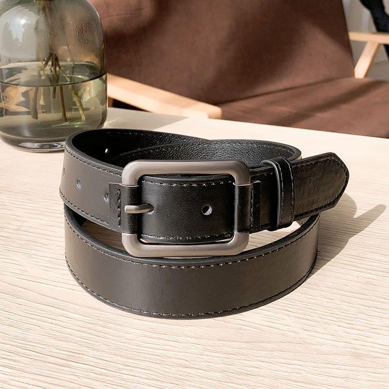 Belts | Tonal Stitched Leather Belt  –  Mens Accessories Belts