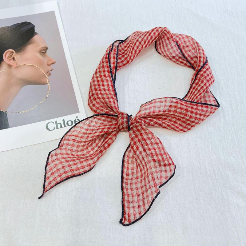 Hair Accessories | Gingham Bow Scrunchie  –  Womens Accessories Hair Accessories