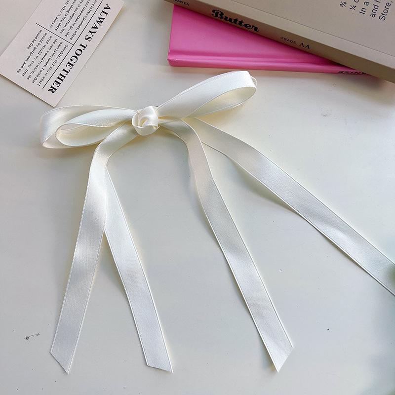 Hair Accessories | Skinny Bow Clips 4-Pack  –  Womens Accessories Cream