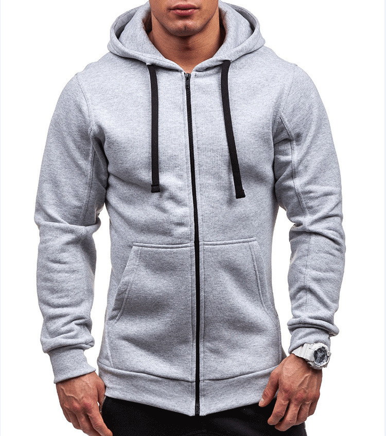 Hoodies & Sweatshirts | 24/7 Zip-Up Hoodie  –  Mens Clothing Gray Heather