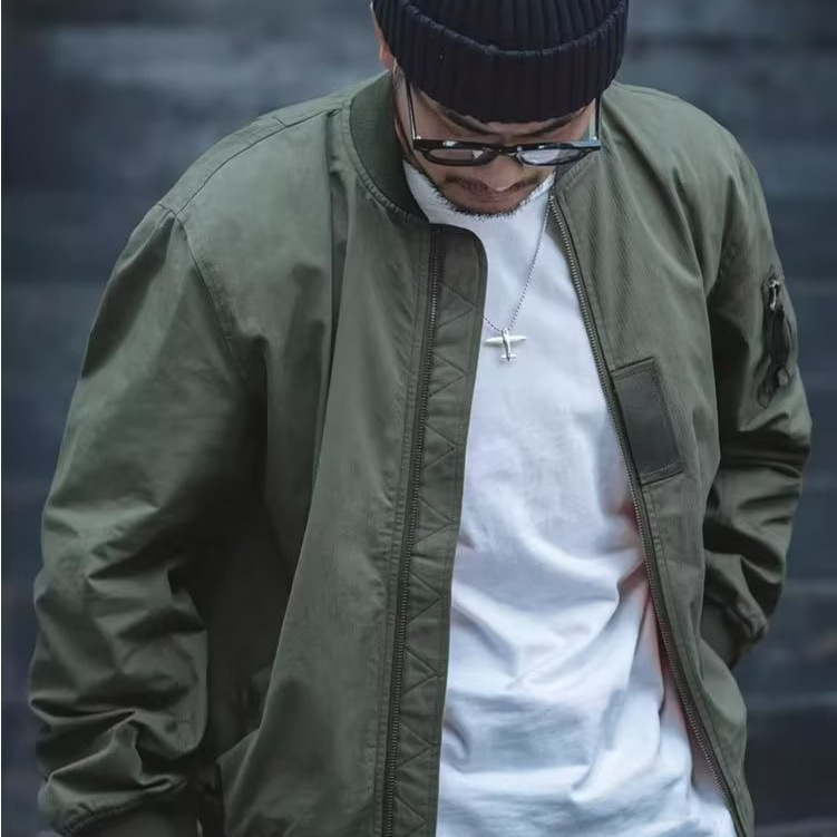 Jackets | Cotton Bomber Jacket  –  Mens Mens Jackets