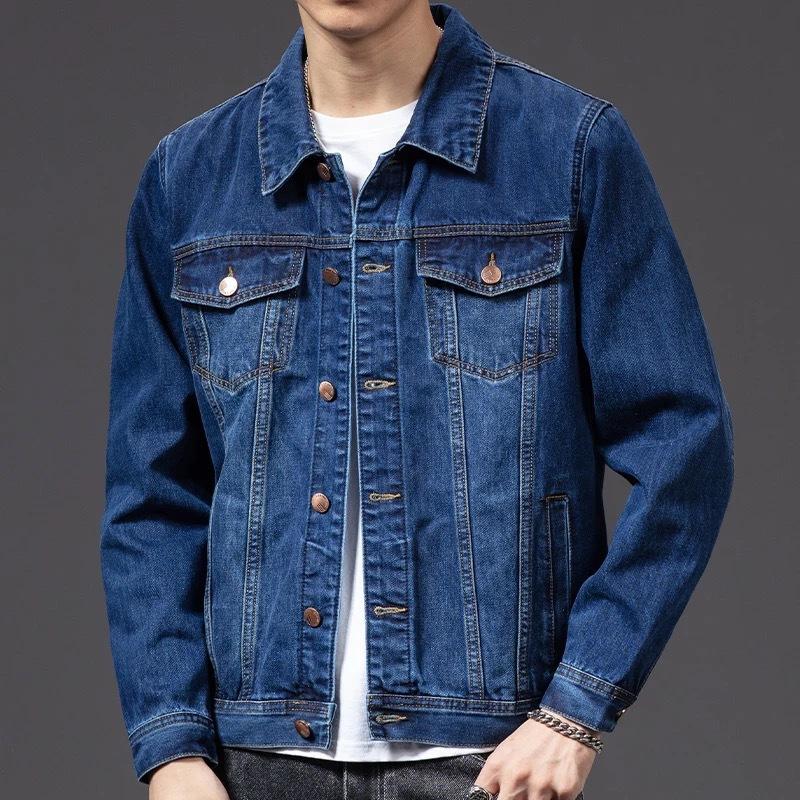 Jackets | Denim Trucker Jacket  –  Mens Clothing Jackets