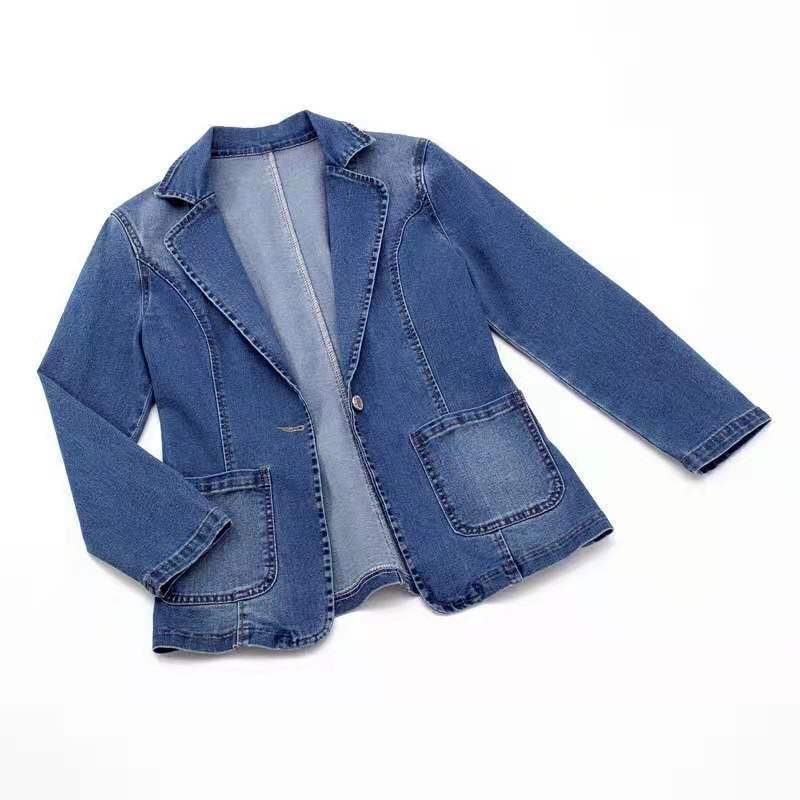 Jackets & Vests | Oversized Denim Blazer  –  Womens Clothing Jackets & Vests