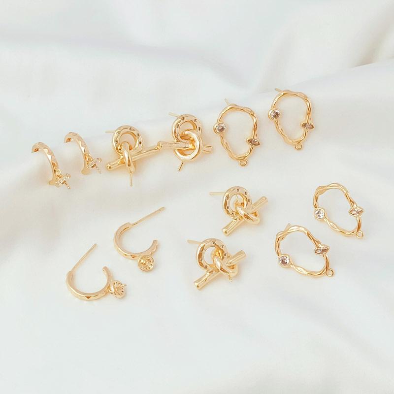 Jewelry | Gold Heart Earrings 6-Pack  –  Womens Accessories Gold