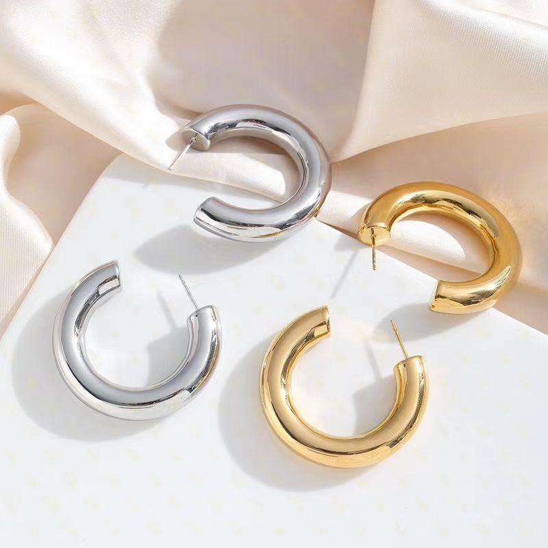 Jewelry | Keepers Collection 14K Gold-Plated Hoop Earrings  –  Womens Accessories Gold