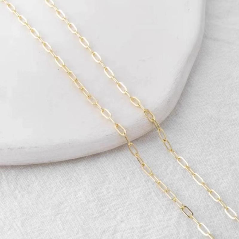 Jewelry | Keepers Collection 14K Gold-Plated Paper Clip Chain Necklace  –  Womens Accessories Gold