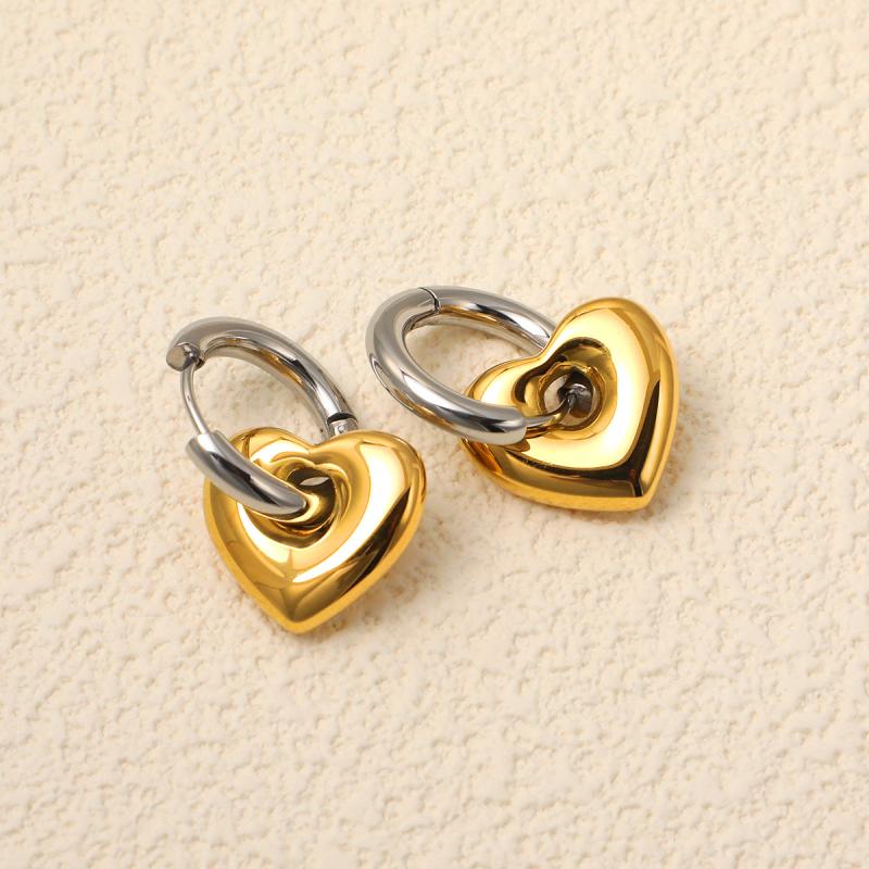 Jewelry | Pride Heart Earrings  –  Womens Accessories Gold