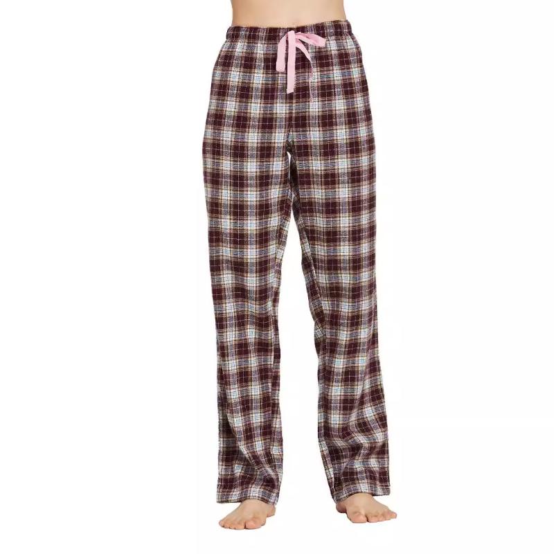 Loungewear & Pjs | Flannel Joggers  –  Mens Clothing Brown