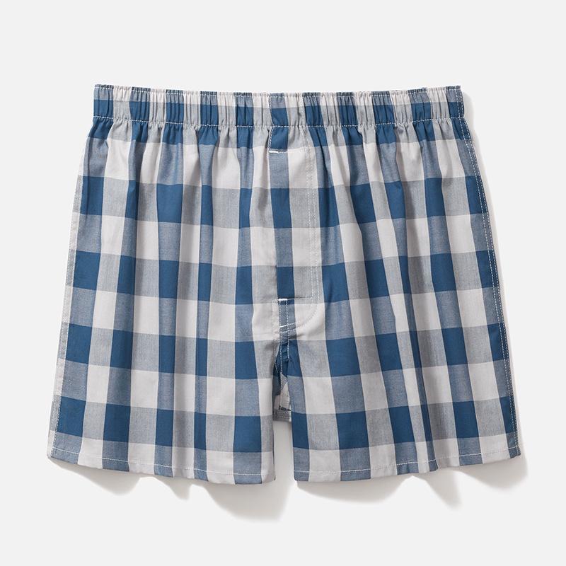 Loungewear & Pjs | o Plaid Stretch Boxer Short  –  Womens Clothing Blue