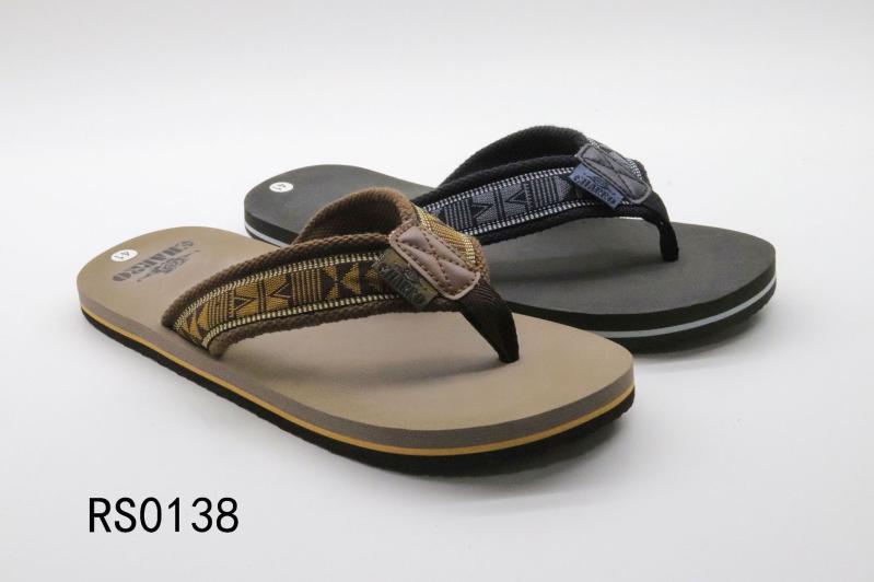 Sandals & Flip Flops | Leather Flip-Flop  –  Mens Light Brown