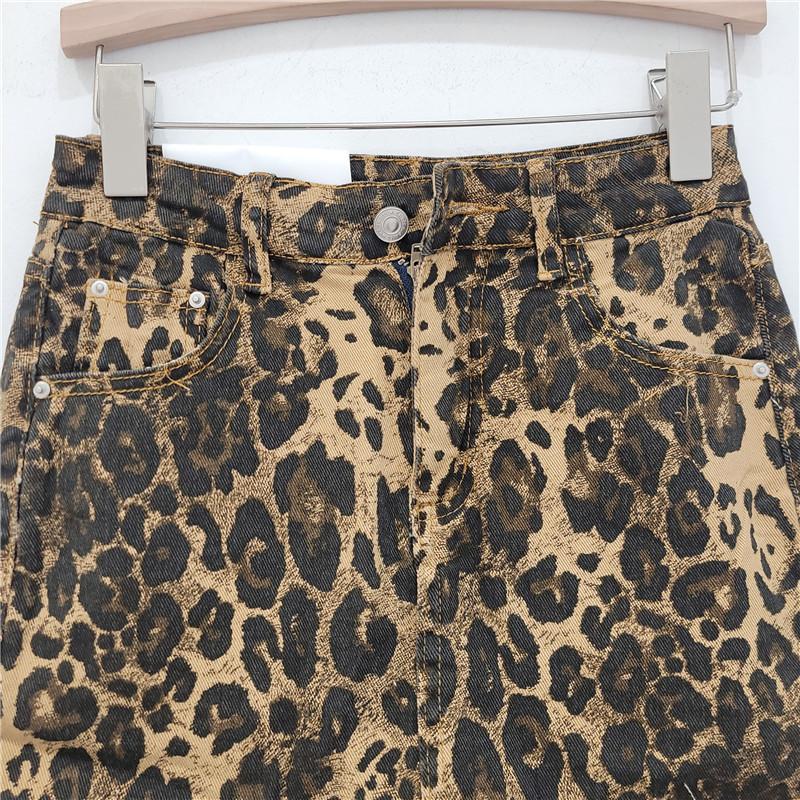 Skirts & Skorts | Leopard Low-Rise A-Line Mini Skirt  –  Womens Clothing Multi