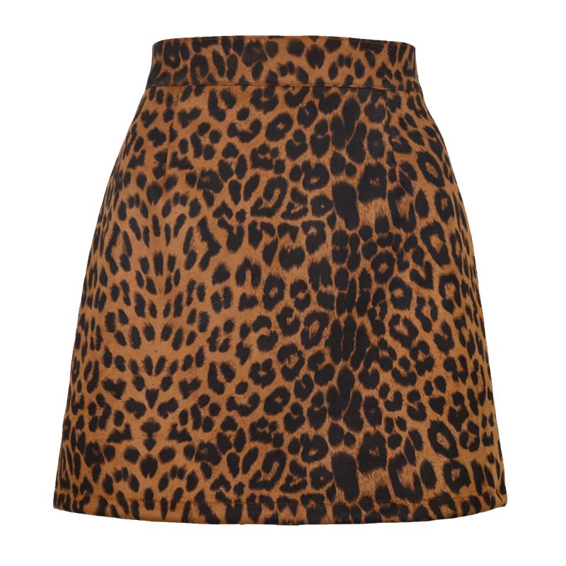 Skirts & Skorts | Leopard Print Slip Mini Skirt  –  Womens Clothing Multi