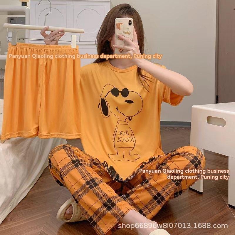 T-Shirts & Graphic Tees | Oversized Snoopy Halloween Graphic T-Shirt  –  Womens Clothing Brown